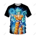 thumbnail image 1 of Camiseta con estampado 3d de Dragon Ball Z Goku para niños de animación japonesa, camiseta informal de moda de verano para niños y niñas, camiseta Unisex para niños zhangyuxiang CONDUJO, 1 of 2