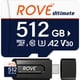 thumbnail image 1 of Tarjeta de memoria ROVE Ultimate microSDXC de 512 GB con USB 3.2 tipo C, 1 of 6