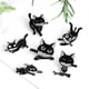thumbnail image 1 of 1 Juego Broche Suéter Clips Camisas Collar Pasadores de Seguridad con Hugo Novedad broche Safty Pin, 1 of 10