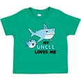 thumbnail image 3 of Inktastic My Uncle Loves Me with Cute Sharks Boys or Girls Baby T-Shirt, 3 of 5