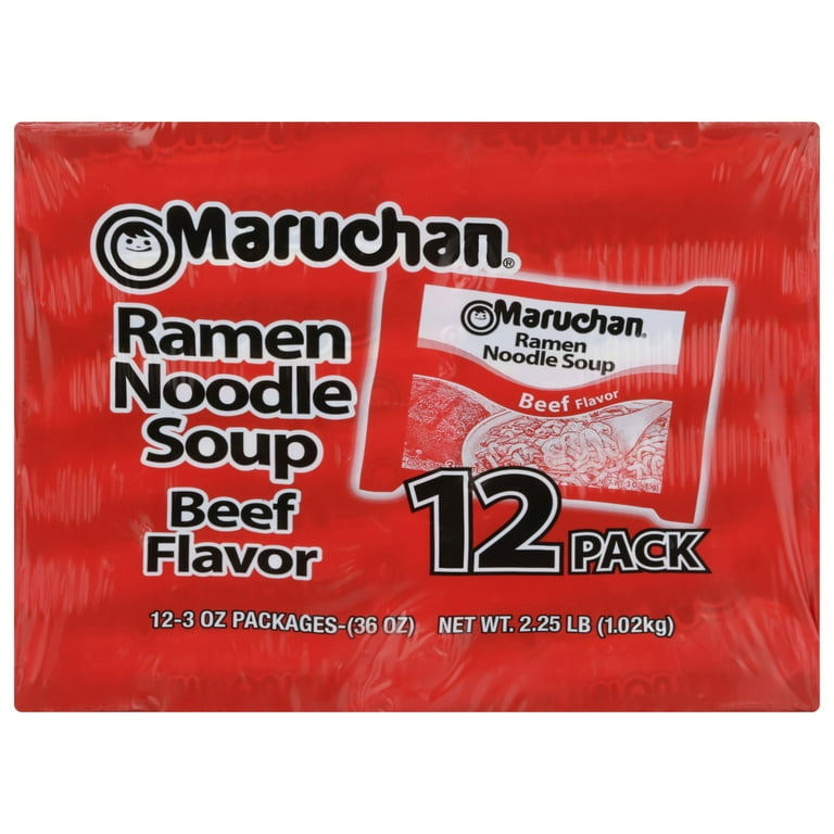 maruchan様 24 pack) Maruchan Ramen Noodle Soup, Beef Flavor Instant Noodles