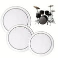 thumbnail image 2 of Double Bass Drum Patches Skin Replacement Drumhead Patch Protector for Durm Part 8Inch, 2 of 5