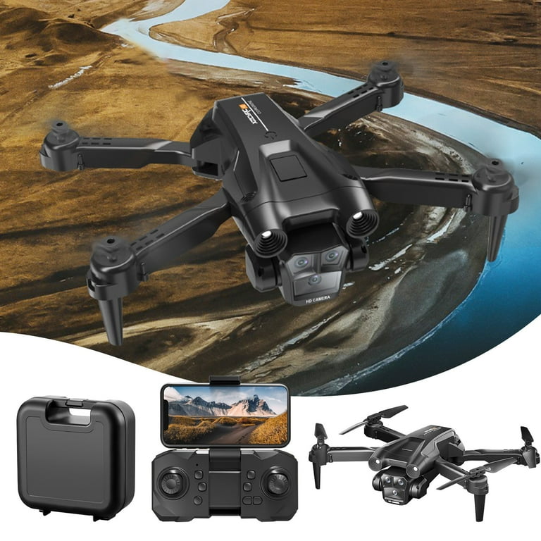 FPV Indoor Drone With 1080P Camera 2.4G WIFI FPV RC Quadcopter With Headless Mode Follow Me Altitude Hold Toys Gifts For Kids