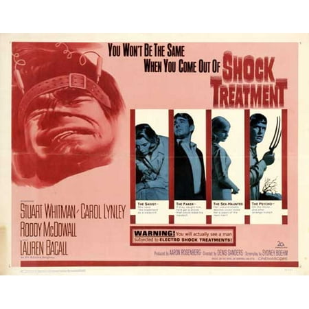 Shock Treatment POSTER (22x28) (1964) (Half Sheet Style