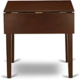 thumbnail image 6 of 5-Piece Mid  Modern Dining Set with Drop Leaf Table and Linen Chairs, 6 of 15