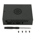 thumbnail image 2 of Metal Case, Perfectly Fit Precise Hole Sturdy Protective Case  for OrangePi 5 Pro, 2 of 7