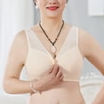 thumbnail image 2 of Clearance Sale 2025 Intimates Women's Adjustable Sports Front Closure Extra-Elastic Breathable Lace Trim Bra, 2 of 8