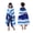 Blue-striped whale, variant on Boys' and Girls' Hooded Beach Towel, Bath & Pool Towel 30×50 Inches Oversized Super Absorbent Adorable Cartoon Animal Designs Vibrant and Energetic 100% Cotton Wearable Kids' Wrap Towel