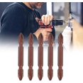 thumbnail image 5 of 5 Pieces Alloy Steel Screwdriver Bit Set, Long Handle Double Headed Drill Accessories, For Electric Screwdrivers, Power Drills, Air Tools, 65mm / 2.6i, 5 of 5