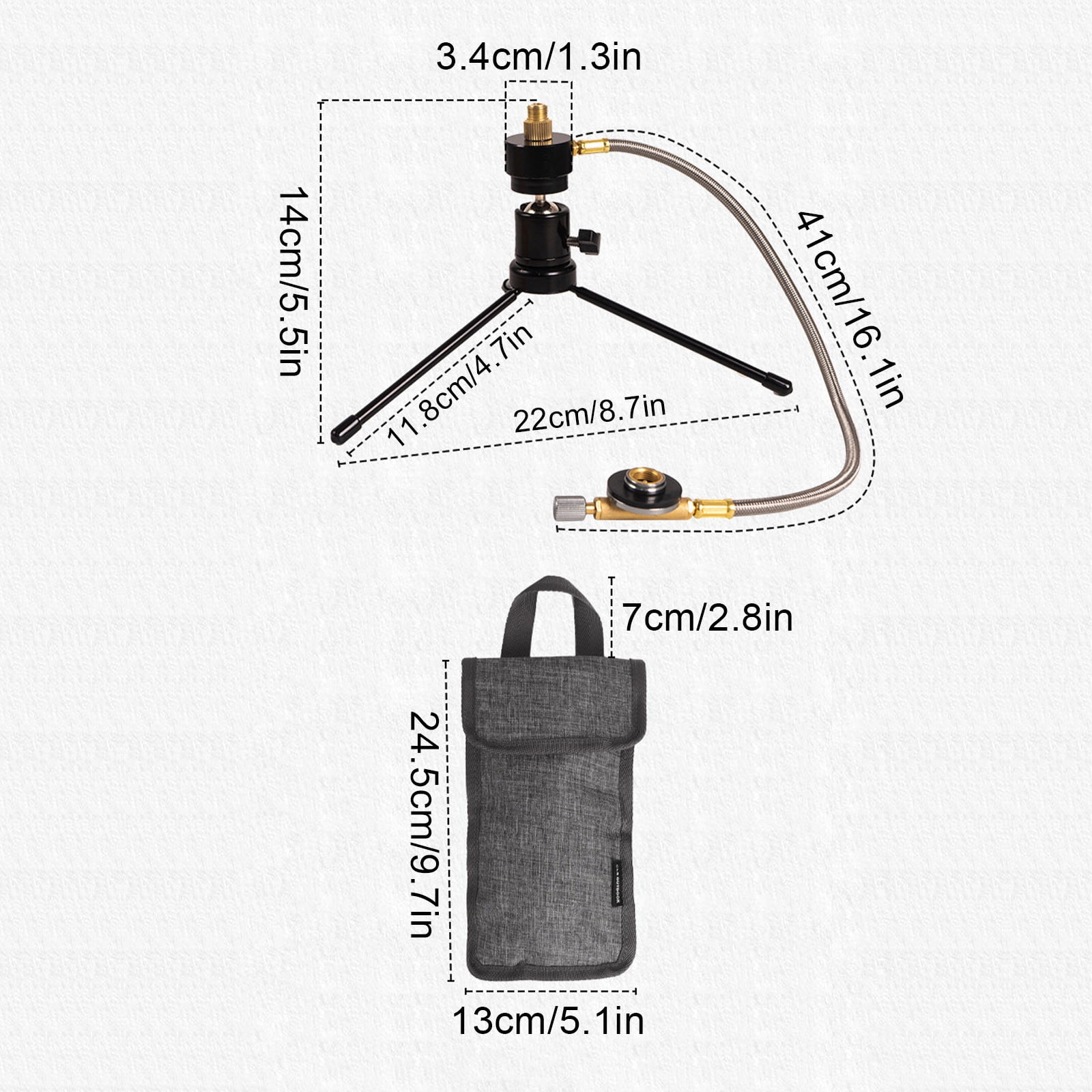ufeghfjh Portable Gas Heater for Outdoor Camping Mini Sun Heating Stove with Desktop Swivel Stand Winter Fishing Tent Use Gas Can Not Included