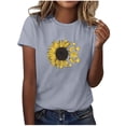 thumbnail image 1 of Blouses pour Femmes,Shorts pour Femmes,Blouse à Manches Courtes Imprimée pour Femmes, T-Shirt Drôle à Col Rond,Blouses pour Femmes Mode,Blouses à Manches Courtes pour Femmes, 1 of 5