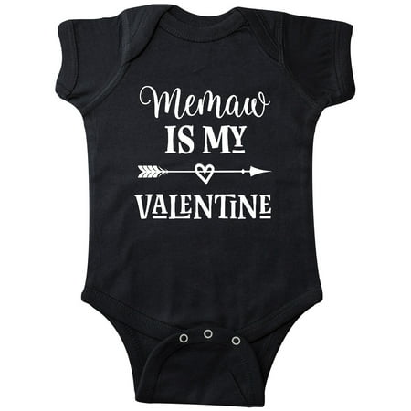

Inktastic Memaw Grandma is my Valentine Gift Baby Girl Bodysuit