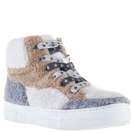 

KIDPIK Girls Sherpa Sneakers Multi Color Size: 7 Toddler - 6 Youth