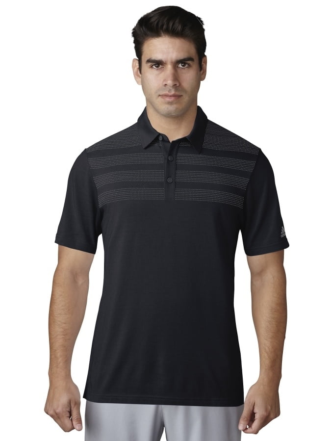 NEW Adidas ClimaCool 3-Stripes Body Mapped Polo Black XXL Golf Shirt - Walmart.com - Walmart.com
