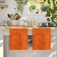 thumbnail image 4 of Burnt Orange Kitchen Towels Set of 1, Country Farmhouse Warmth Orange Mottling Absorbent Dish Towels for Kitchen, Microfiber Hand Towel, Quick Drying Tea Towel for Cleaning Decorative Dishcloths, 4 of 7