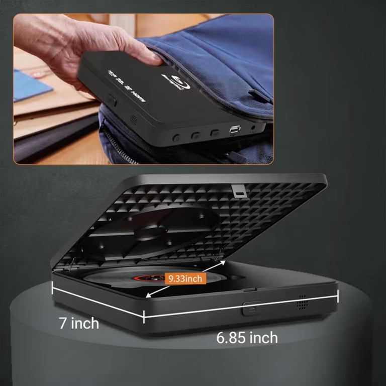 Tojock Blu-ray DVD Player for TV, HDMI Compact, 1080P Playback