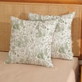 thumbnail image 3 of Spring Pillow Covers 18x18 Pack of 2 Sage Green Rabbit Floral Throw Pillow Covers Outdoor Decoration Easter Bunny Flower Decor Pillowcase Farmhouse Decorative Linen Cushion Case for Home Sofa, 3 of 7