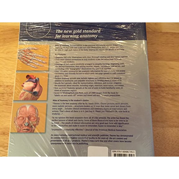 Pre-Owned Atlas of Anatomy (Paperback) 1604067454 9781604067453