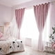 thumbnail image 3 of Cortinas Tongcan Pink Star para habitación de niños y niñas, 135 x 215 cm, 2 paneles, 3 of 6