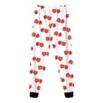 thumbnail image 6 of xaweyi Toddler Boys 2 Piece Night Suit 2T 3T 4T 5T 6T 7T 8T Fire Truck Excavator Tractor Print Long Sleeve Top and Cuffed Sleep Pants, 6 of 8