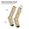 thumbnail image 4 of Rateoe Lemon Fruits Vegetables Compression Socks for Women and Men 20-30mmHg-Circulation Support Socks Knee High Nurse Pregnant Running Medical and Travel Athletic, 4 of 7