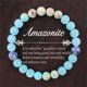 thumbnail image 1 of Pulsera de piedra de cristal natural para los hombres las mujeres de la energía de la joyería elástica de cuentas pulsera ajustable para el uso diario Boho estilo de cuentas hechas a mano, 1 of 6