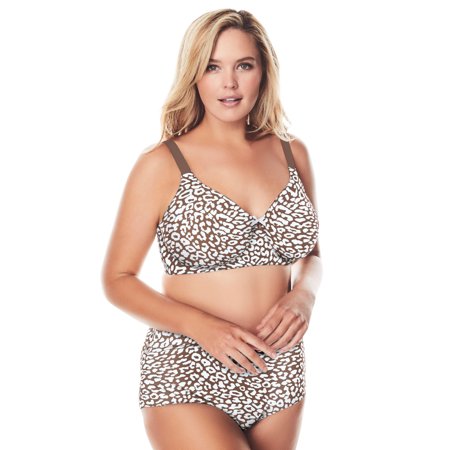 

Comfort Choice Women s Plus Size Back-Smoothing Wireless T-Shirt Bra Bra