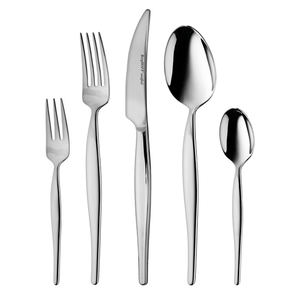 BergHOFF Essentials 60pc 18/10 Stainless Steel Flatware Set, Finesse
