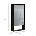 thumbnail image 3 of TUHOME Goshen 2 Piece Bathroom Set Black Engineered Wood, 3 of 4