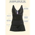 thumbnail image 5 of Swimsuits for All Women's Tie Front V-Neck Swimdress, 5 of 5
