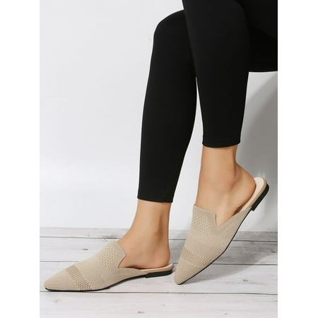 

Point Toe Flat Mules Women‘s Footwear