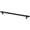 Matte Black, variant on Berenson 5041-4055-P Radial Reign 12" Center To Center Modern Diamond Knurled Round Bar