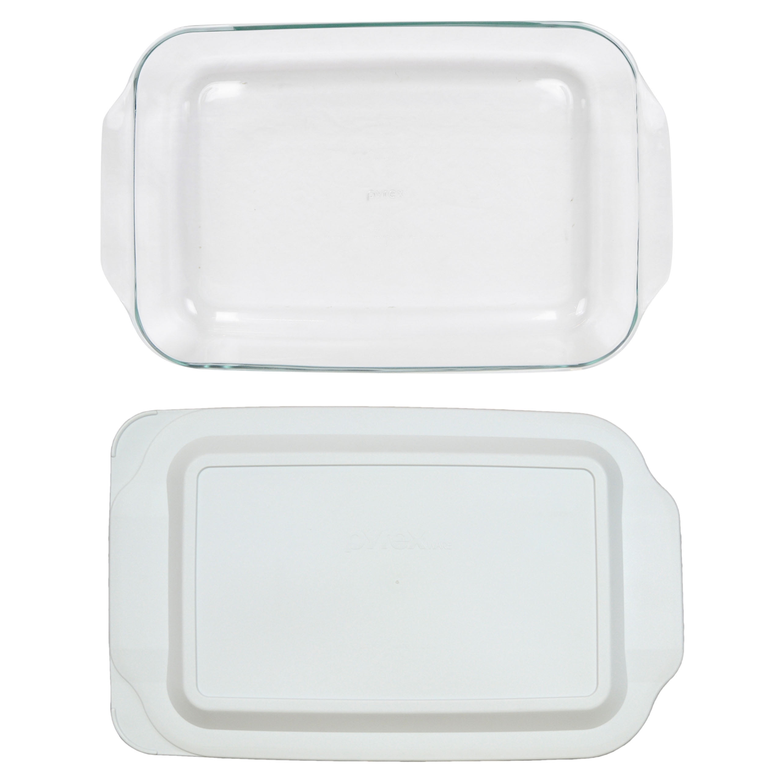 Pyrex 233 3qt Glass Baking Dish w/ 233PC White Lid