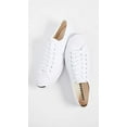 thumbnail image 6 of Converse Jack Purcell Canvas Unisex Sneakers, White/White/Black, 12.5 US Women/11 US Men, 6 of 6