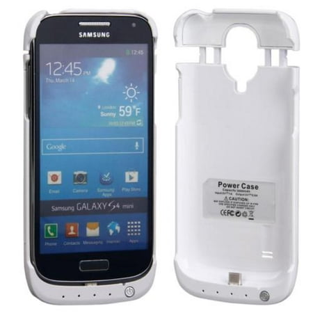 2800mAh External Backup Battery Power Case for Samsung Galaxy S4 Mini, (Best Way To Backup Galaxy S4)