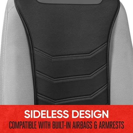 Motor Trend Luxefit Gray Faux Leather Car Seat Cover For Front Seats 1 Piece Padded Universal Fit Luxury Canada - Motor Trend Luxefit Gray Faux Leather Car Seat Cover Motor Trend Luxefit Gray Faux Leather Car Seat Cover For Front Seats 1 Piece Padded Universal Fit Luxury Canada - Motor Trend Luxefit Gray Faux Leather Car Seat Cover
