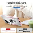 thumbnail image 3 of for Samsung Galaxy S24 Ultra Case, Slim Fit Military Grade Drop Tested Dual Layer Shockproof Case with 360 Ring Holder Kickstand Protective Rugged Car Magnetic Non-Slip Phone Case,White+Pink, 3 of 10