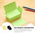 thumbnail image 2 of BEADCEST 180Pcs 2Boxes Small Cards Paper Blank Message Cards Assorted Color For Office Workers Teachers Daily Use, 2 of 8