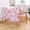 thumbnail image 2 of Yayeee 4 Pack Dining Chair Covers Stretch Parson Chairs Slipcovers Seat Protector, Purple Halloween, 2 of 6