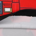 thumbnail image 5 of CAIVO Kids Halloween Print Flame Fire Truck O-Neck Long Sleeve Tops And Pants For Boys Cozy 2 Piece Pajama Set For Autumn, 5 of 7
