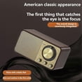 thumbnail image 5 of FM Radio with Reception,Bluetooth Portable Transistor Radio with 5W Speaker,Rechargeable Vintage Ra, 5 of 5
