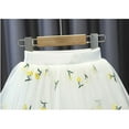 thumbnail image 5 of TOOYOU Girls Dresses Show Dress Skirt Skirt Puffy Skirt Cherry Embroidery Summer New Mesh Skirt Princess Skirt Baby Skirt Sweet Girl Casual Fashion Sundress ,Size 18-24 Months , Yellow, 5 of 9