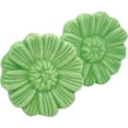 thumbnail image 4 of ABCISI 6PCS Vintage Floral Daisy Dresser Drawer Knobs, Ceramic Round Drawer Knobs, Elegant Cabinet Cupboard Door Hardware Pull Handles w/Screws, Green, 4 of 12