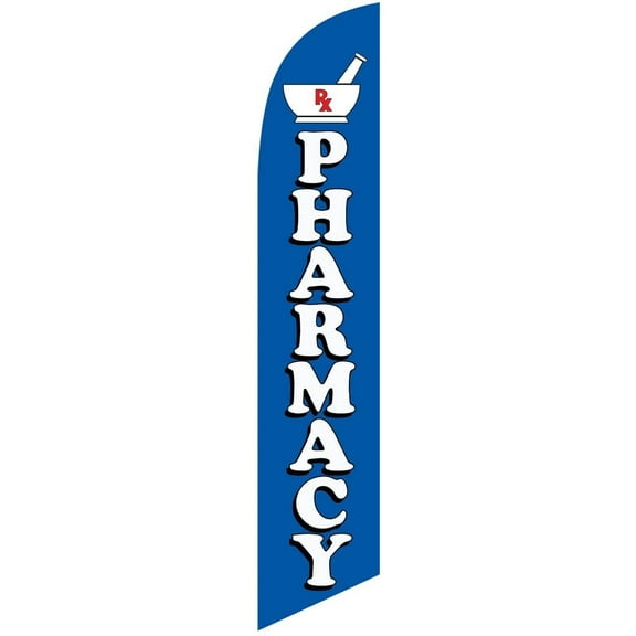 Pharmacy Feather Banner Swooper Flag, Replacement Flag Only