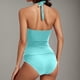 thumbnail image 4 of Traje de Baño Mujer Conjunto de Bikini de Dos Piezas Con Estampado de Hojas Para Mujer, Ropa de Playa Sexy, Tankinis Sin Mangas, Traje de Baño de Verano 2023, 4 of 6