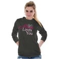 thumbnail image 5 of Mom Loves You Mothers Day Heart Women's Long Sleeve T Shirt Brisco Brands 2X, 5 of 6