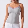 thumbnail image 2 of BUIGTTKLOP Womens Tank Tops with Built in Bra Summer Adjustable Spaghetti Straps Camisole Slim Fitted Cami Tanks, 2 of 6