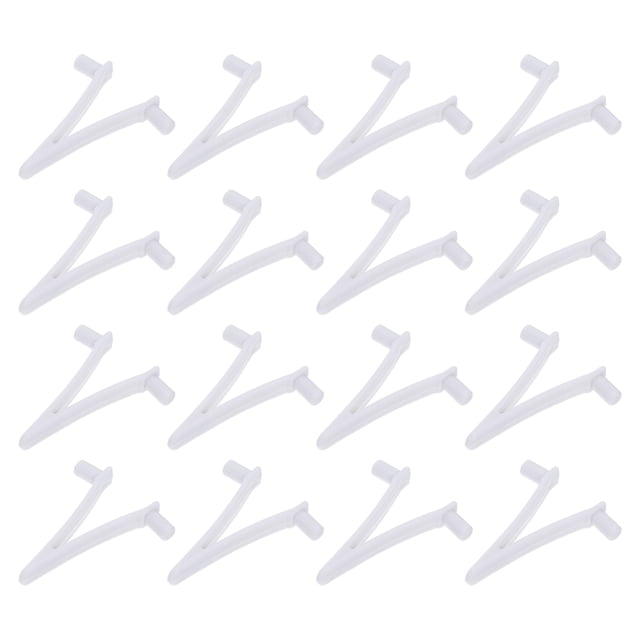 MasteelfCA 24 Pcs Pool Leaf Skimmer Clip Swimming Brush V-clips