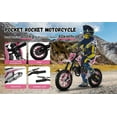 thumbnail image 2 of Upgraded 49CC Kids Dirt Bike - 40KM/H 2-Stroke with 40x20 Square Tube Frame, Enhanced Chain System & Larger Fuel Tank, 2 of 8