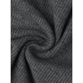 thumbnail image 5 of INSPIRE CHIC Womens Pajama Shors Elastic Waist Jersey Knit Soft Casual Contrast Hem Sleepwear Lounge Bottoms with Pockets L Black, 5 of 6